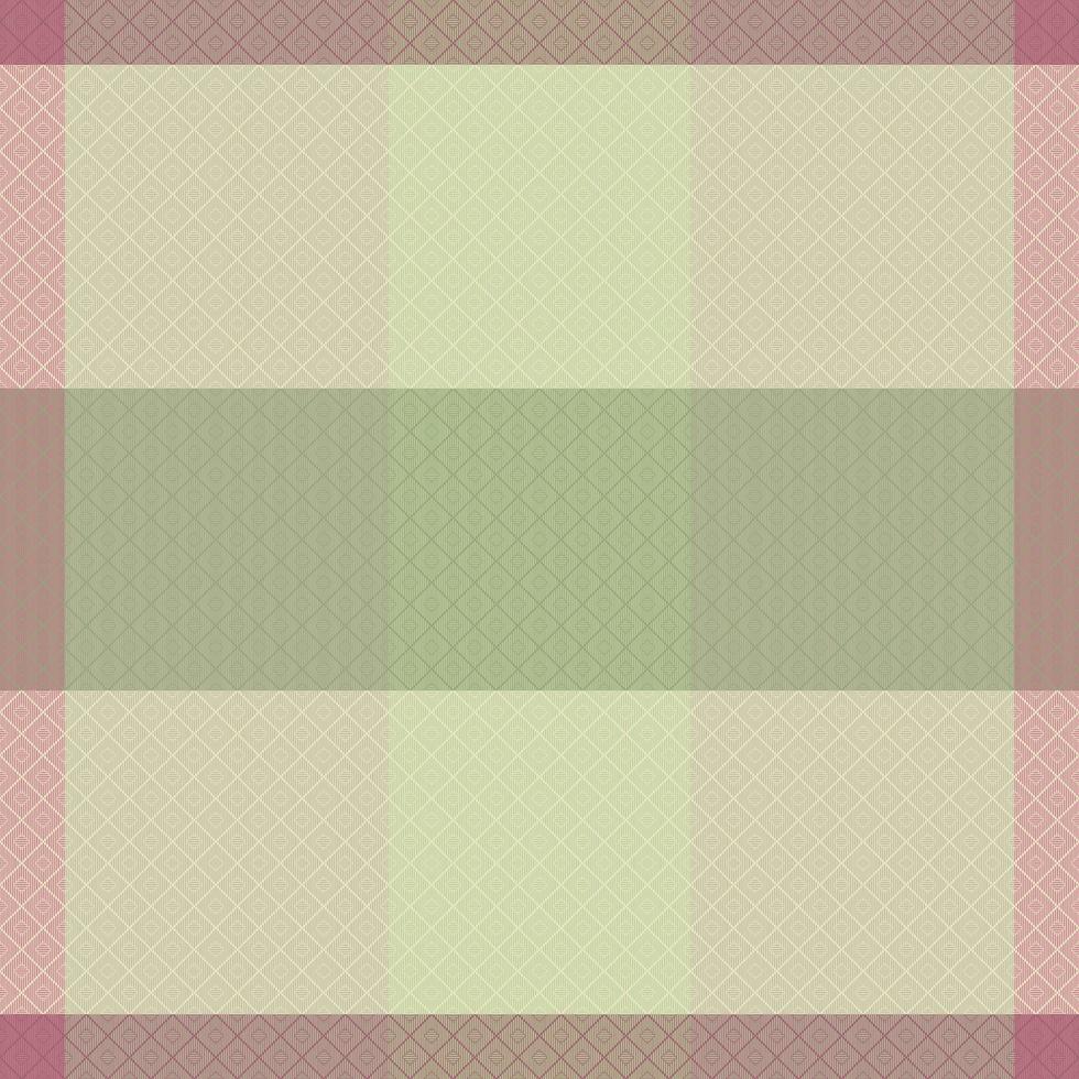 Tartan or plaid pastel color pattern. vector