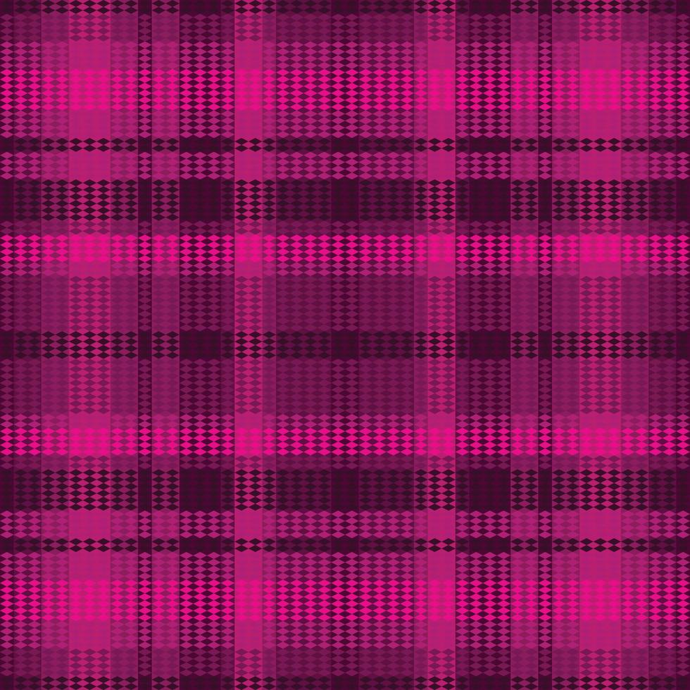 Tartan or plaid dark color pattern. vector