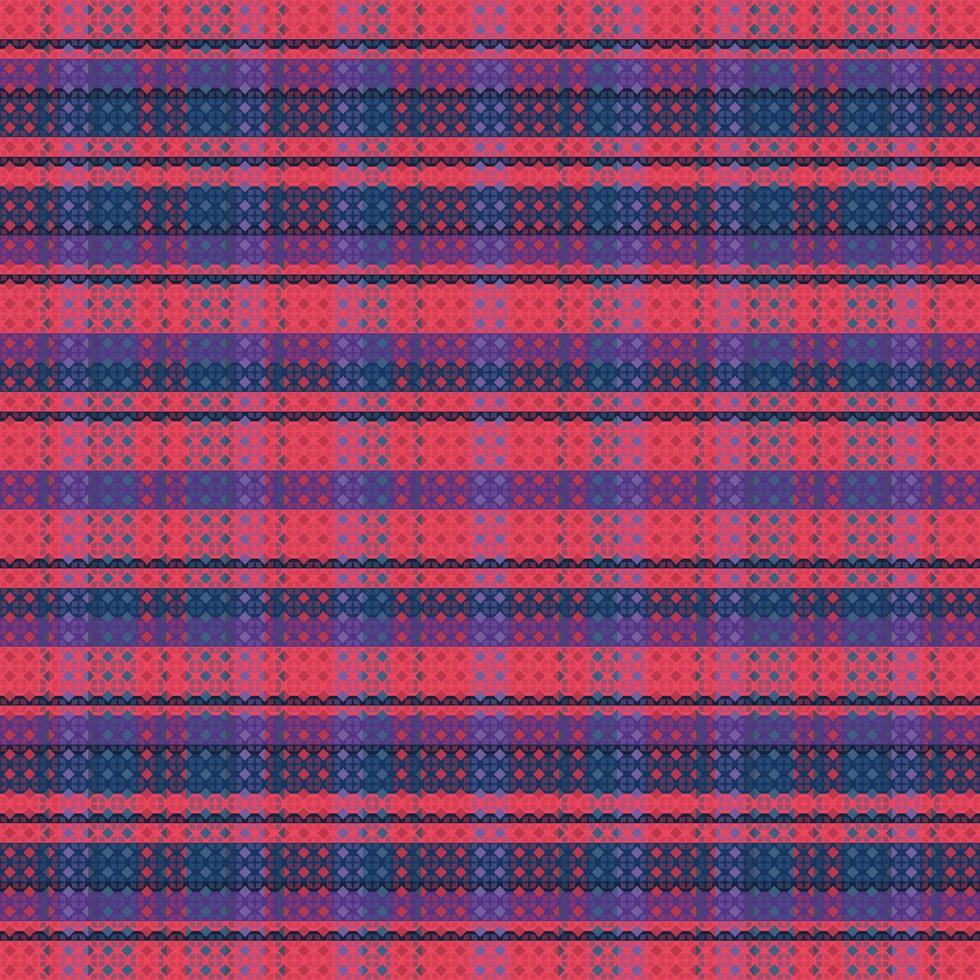 Tartan or plaid dark color pattern. vector