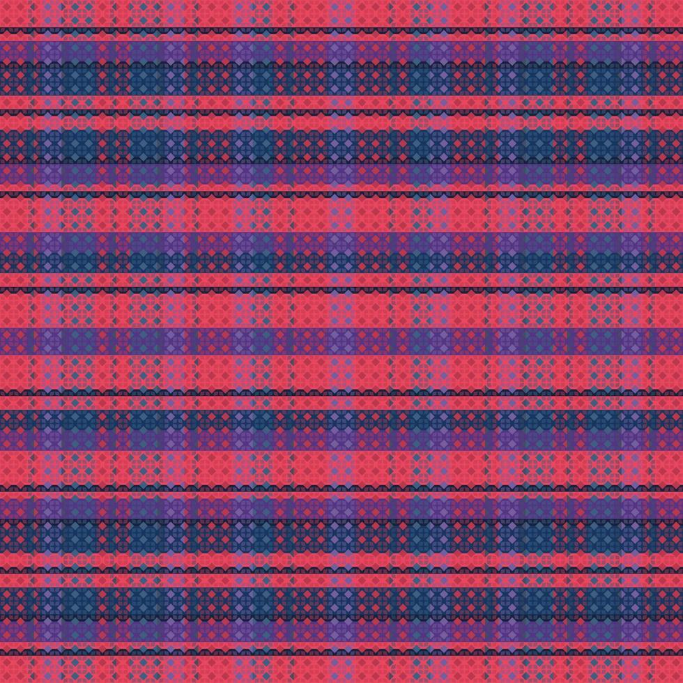 Tartan or plaid dark color pattern. vector