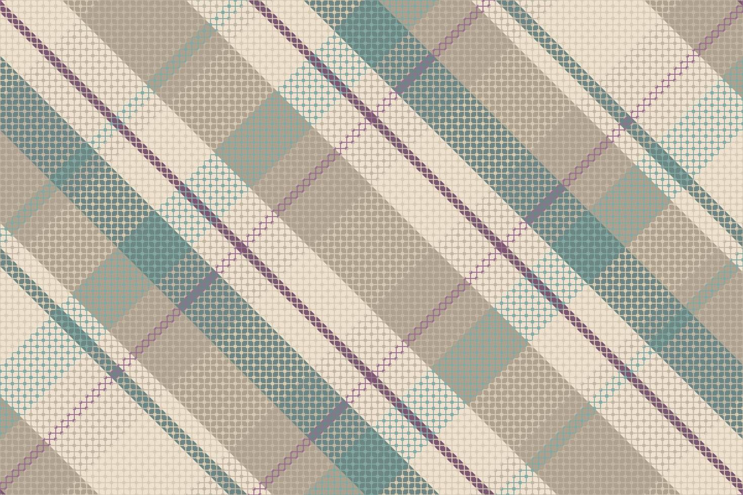 Tartan or plaid pastel color pattern. vector