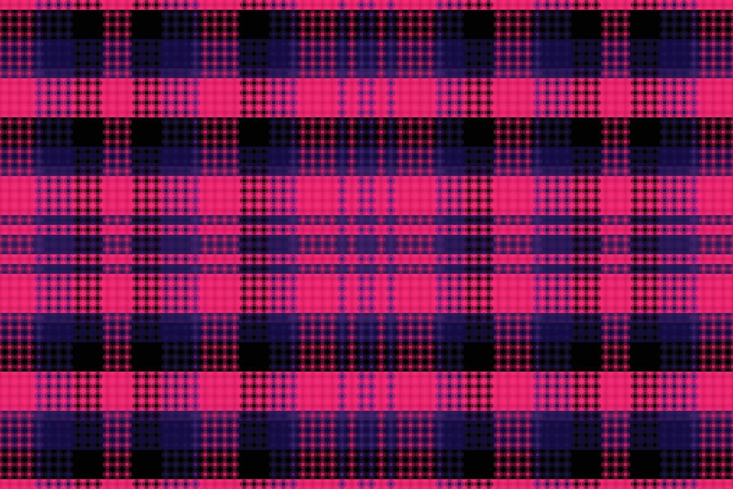 Tartan or plaid dark color pattern. vector