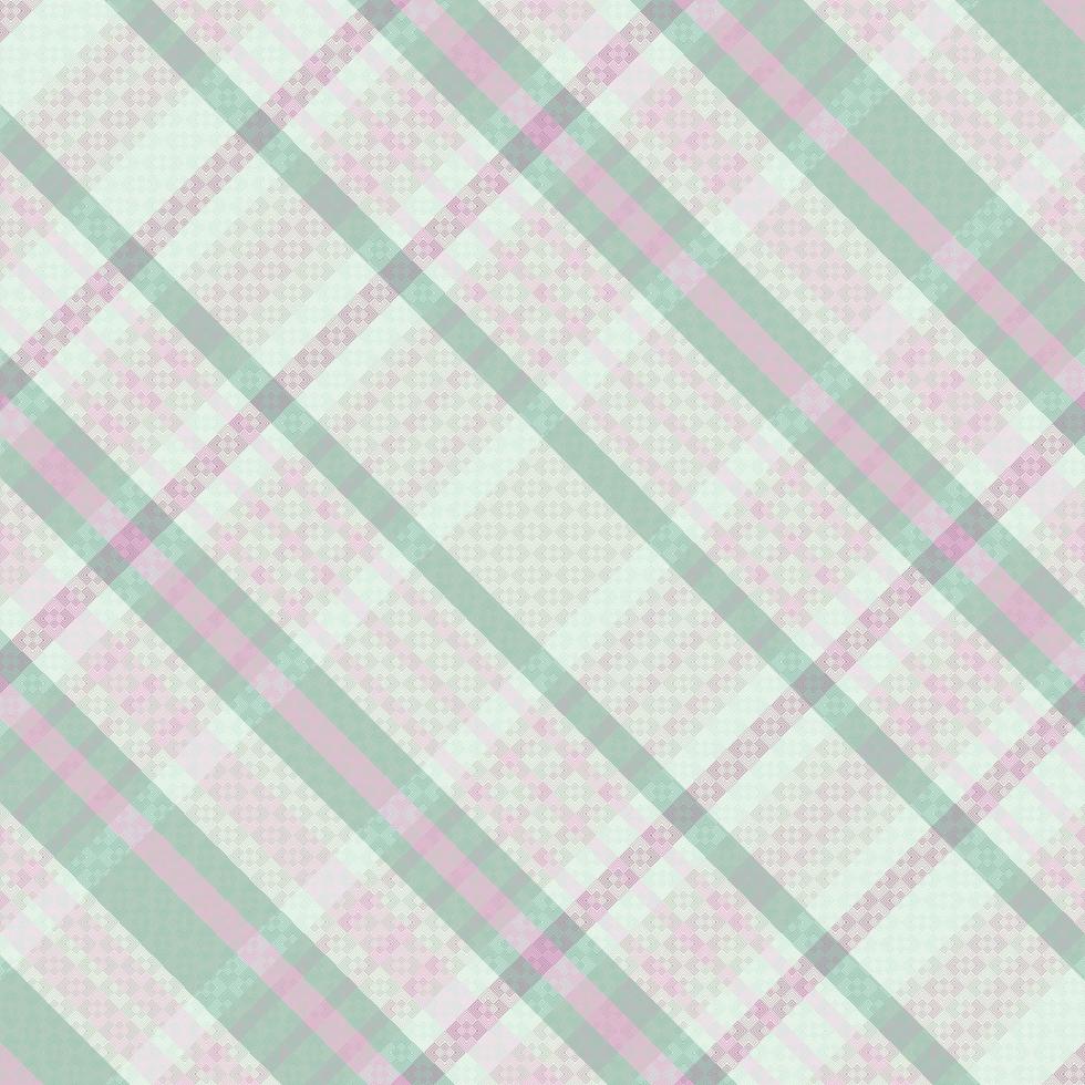 Tartan or plaid pastel color pattern. vector
