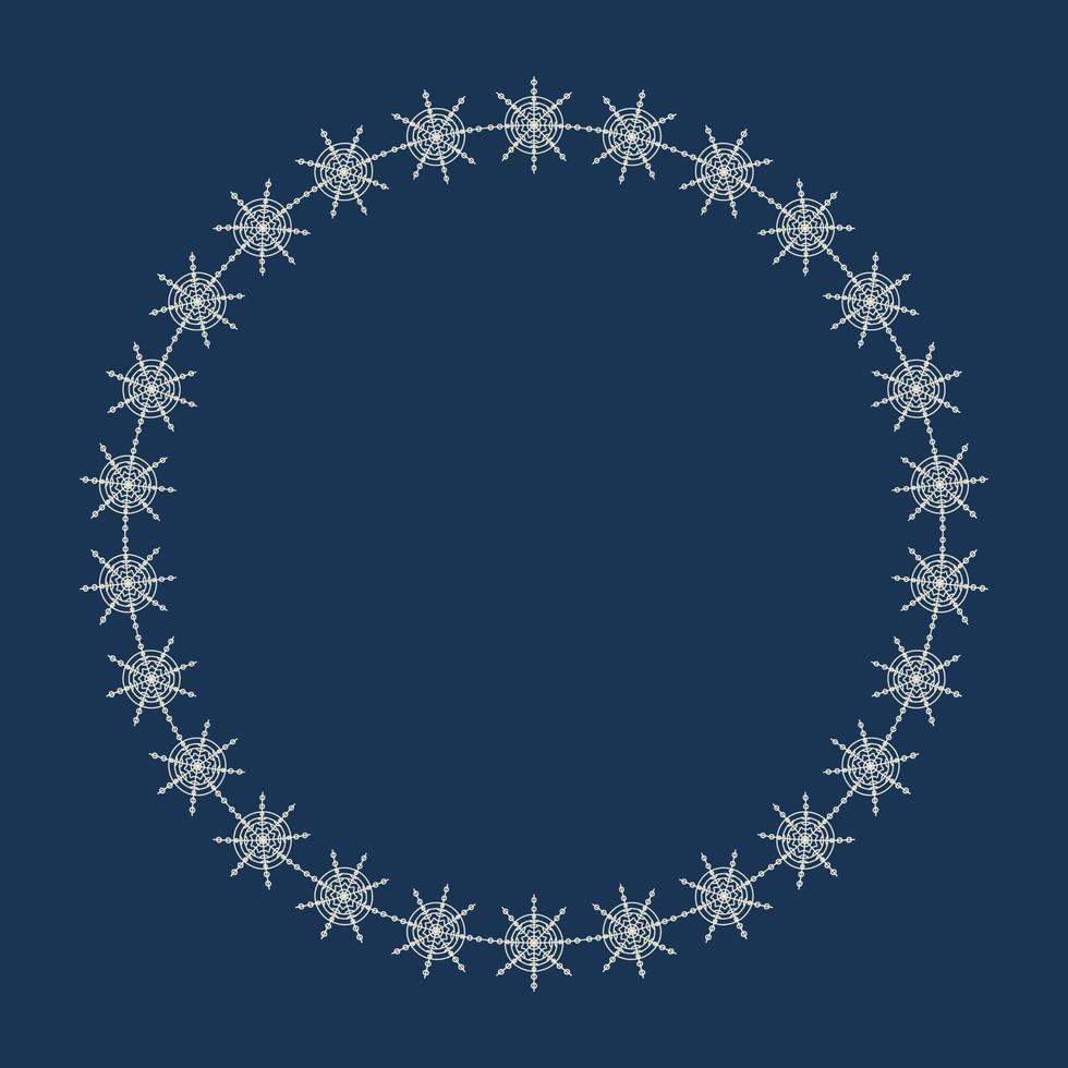 Beautiful winter background with snowflakes is a great design for any purpose. Abstract design vector