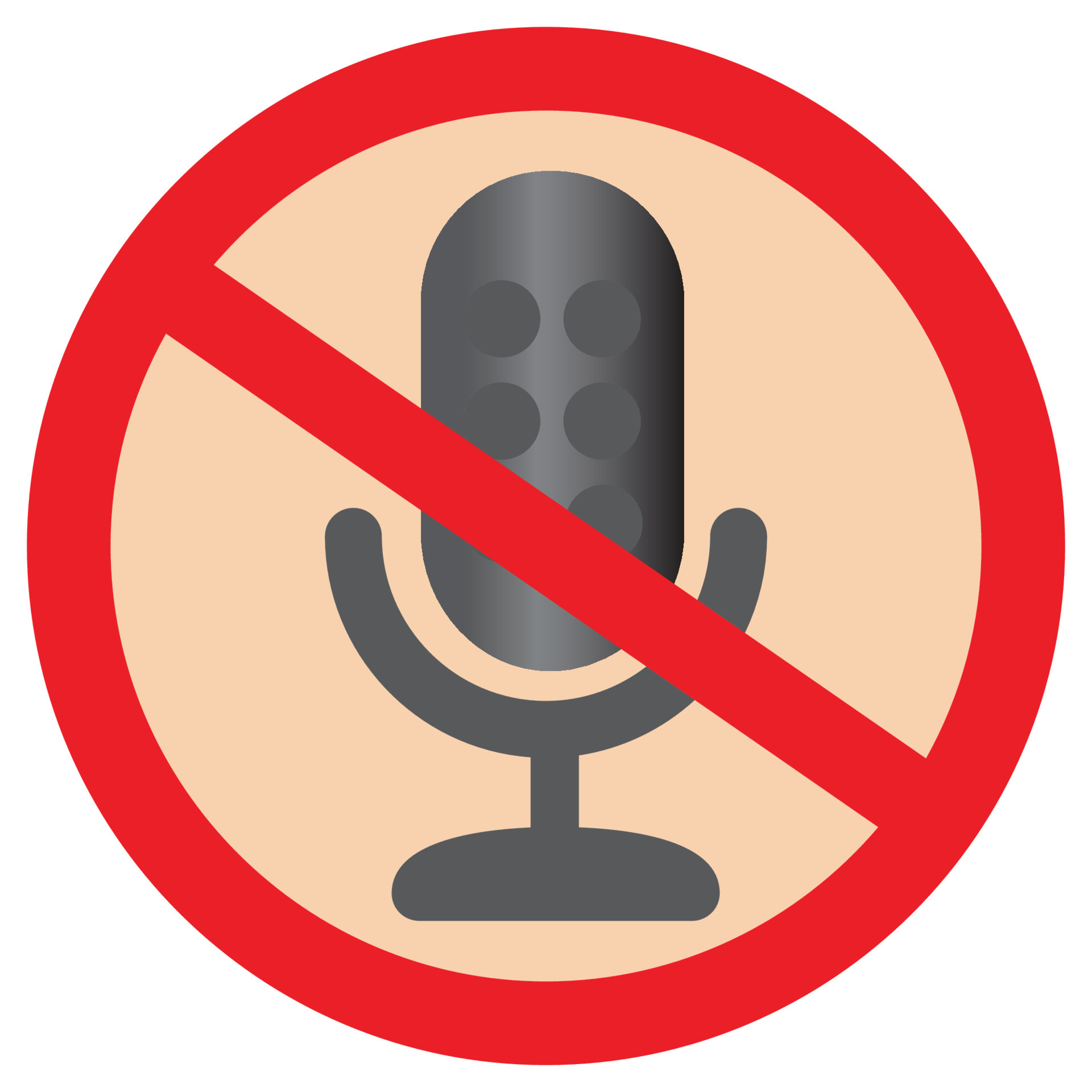 Do Not Recording Flat Icon 16640998 Vector Art at Vecteezy