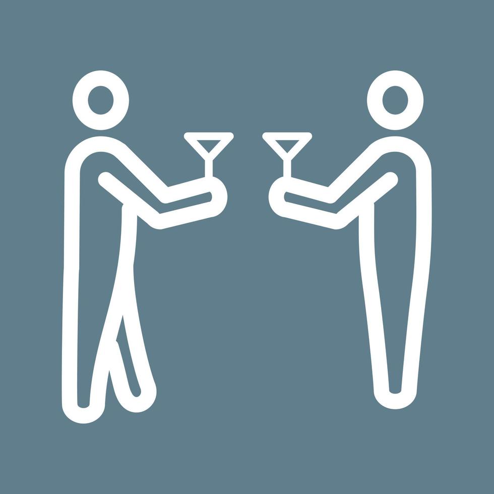 Drinking Line Color Background Icon vector