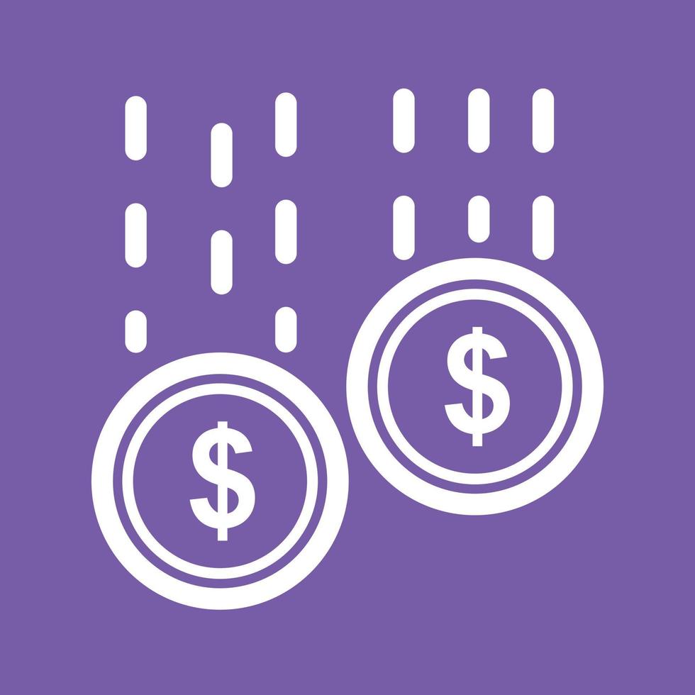 Investment Line Color Background Icon vector