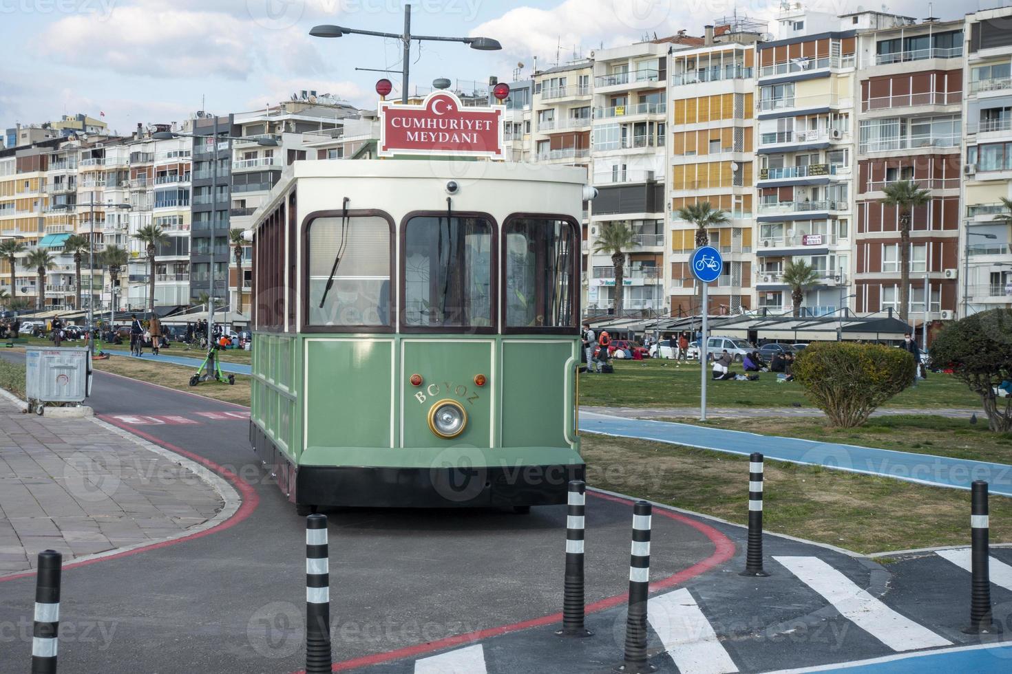 old style nostalgic tram photo