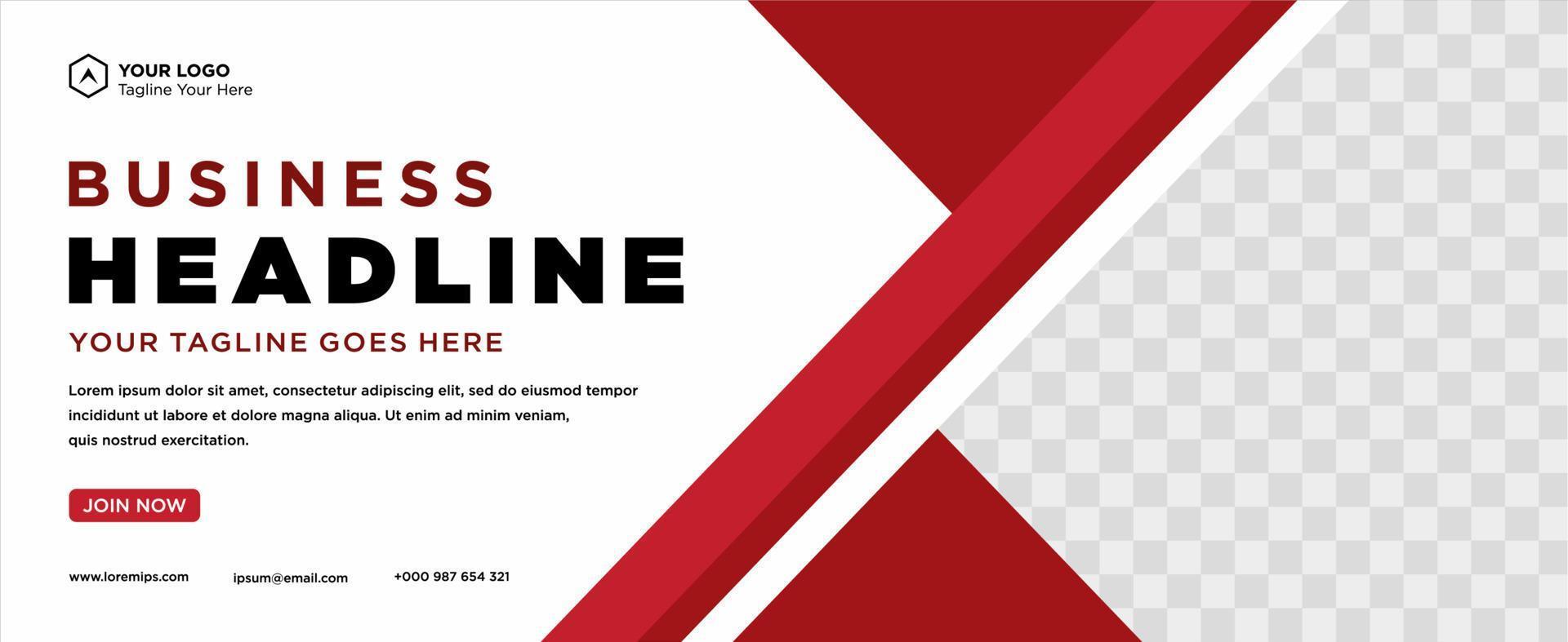 professional corporate business banner template vector