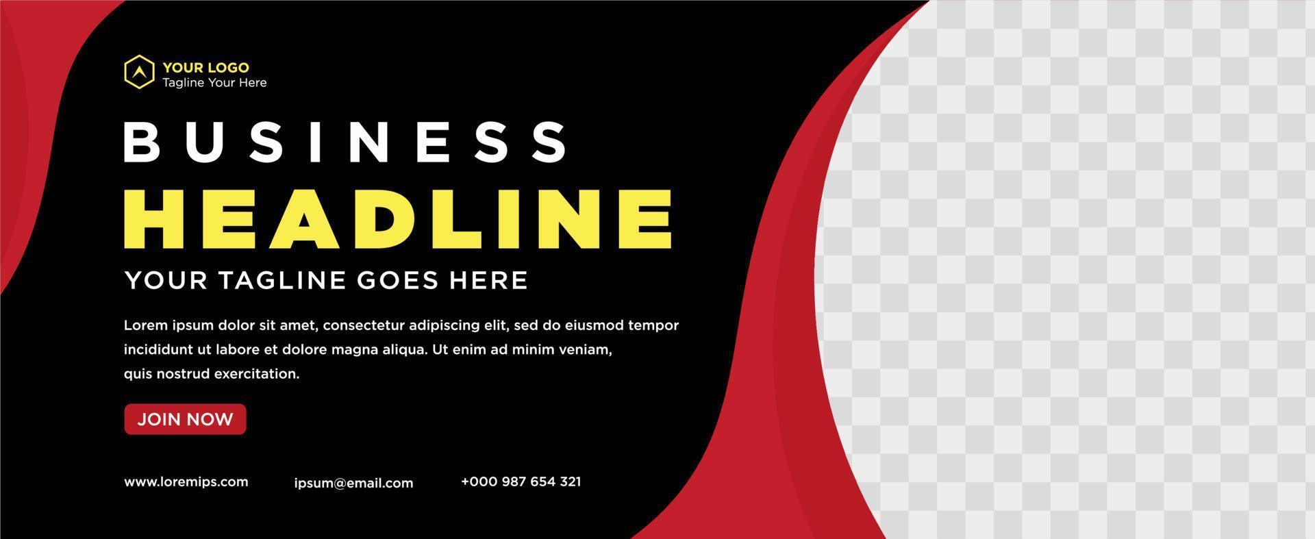 professional corporate business banner template vector