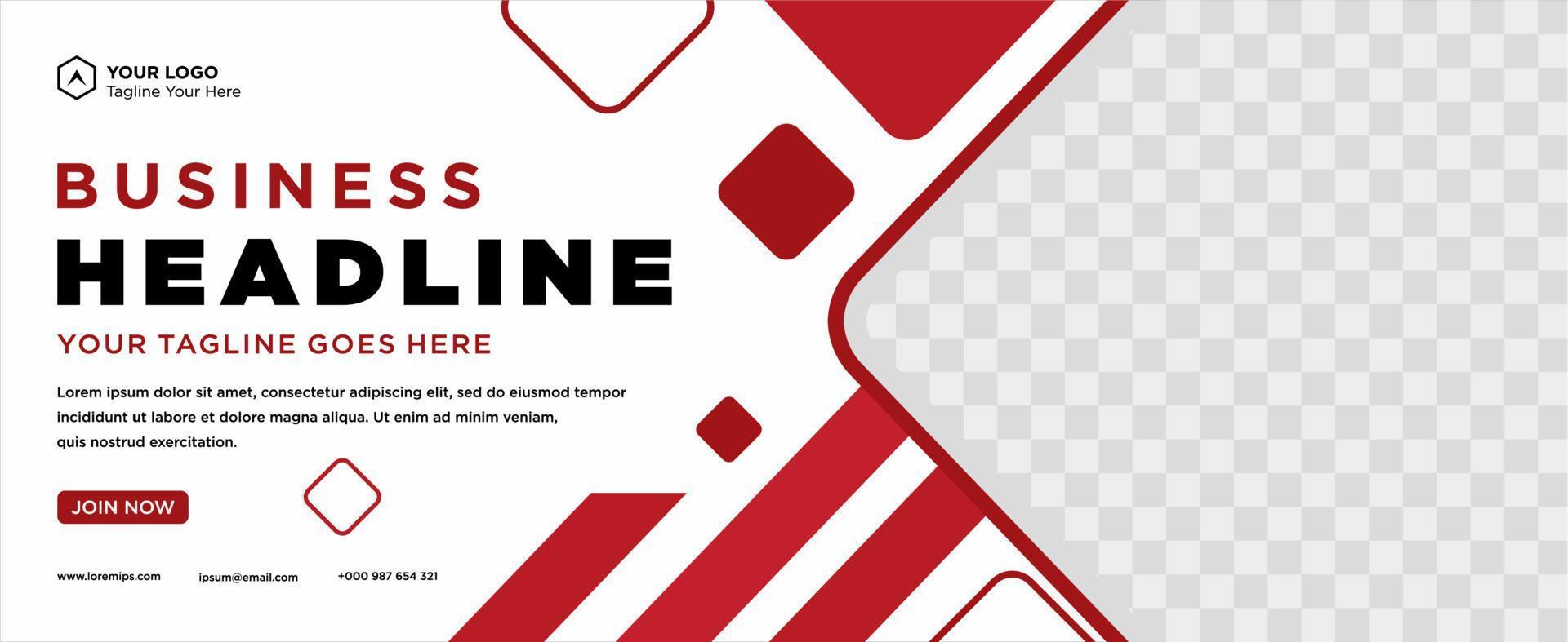 professional corporate business banner template vector