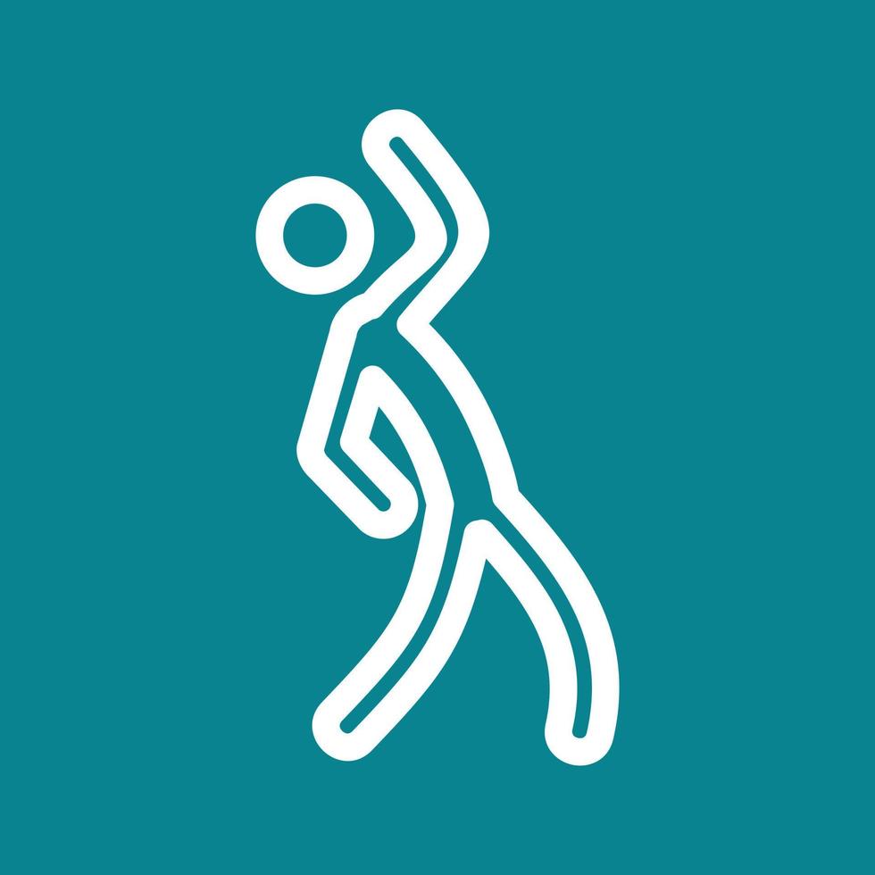 Stretching Line Color Background Icon vector