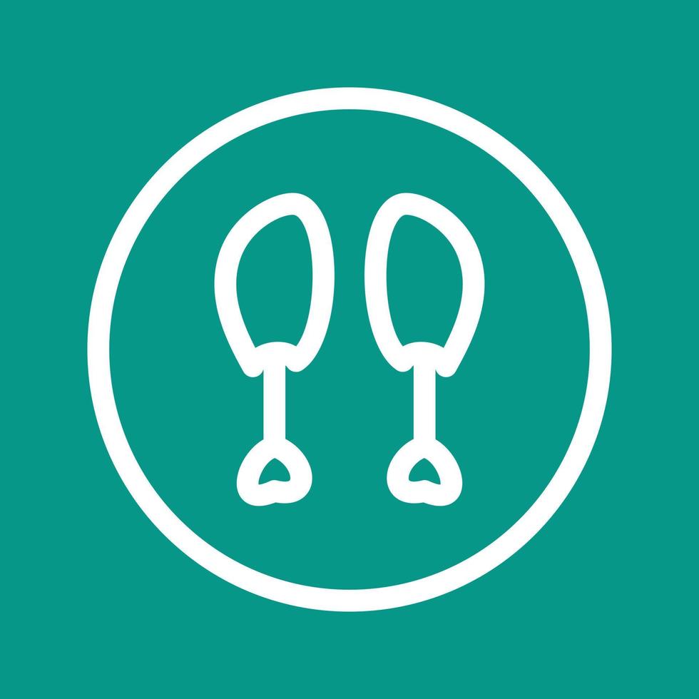 Food Line Color Background Icon vector
