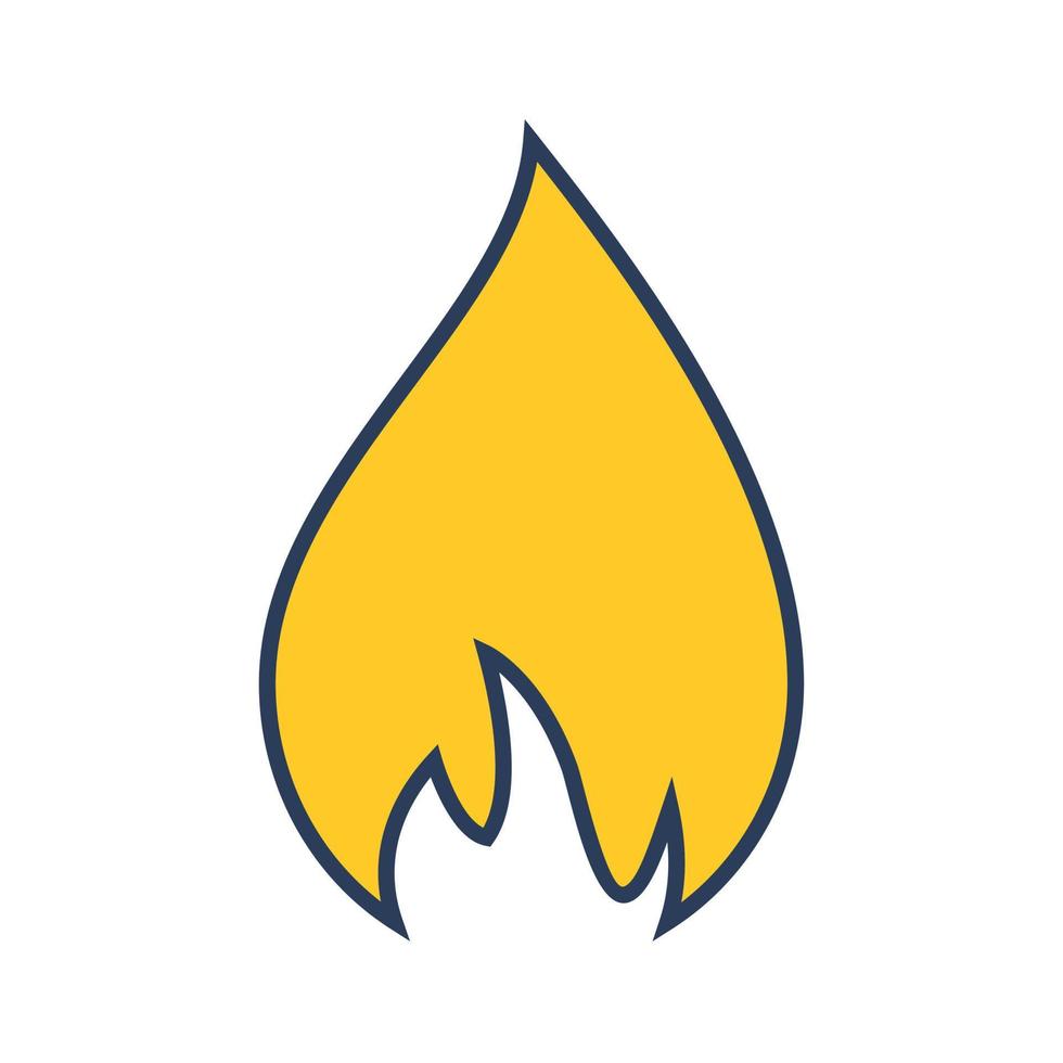 Flame Vector Icon