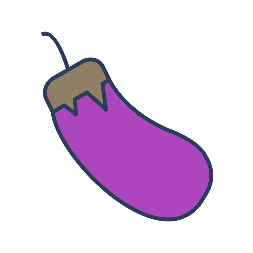 Eggplant Vector Icon