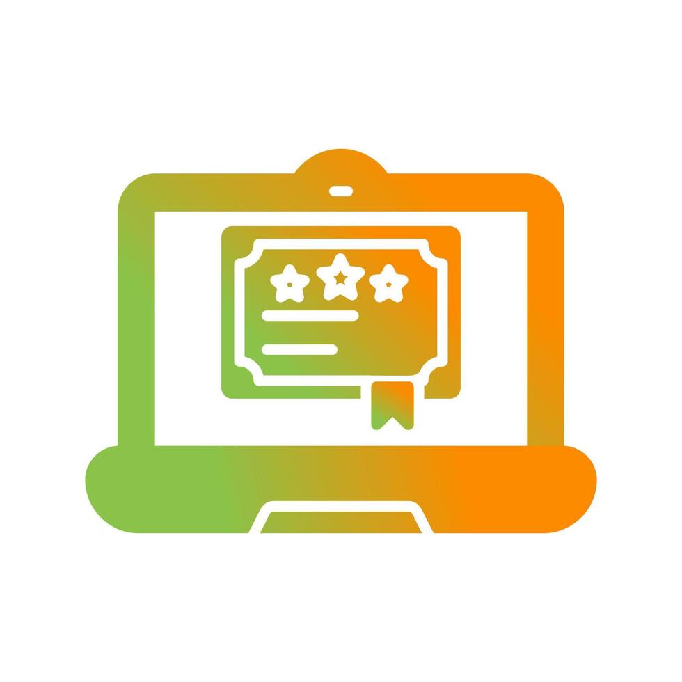 Digital Certificate Vector Icon
