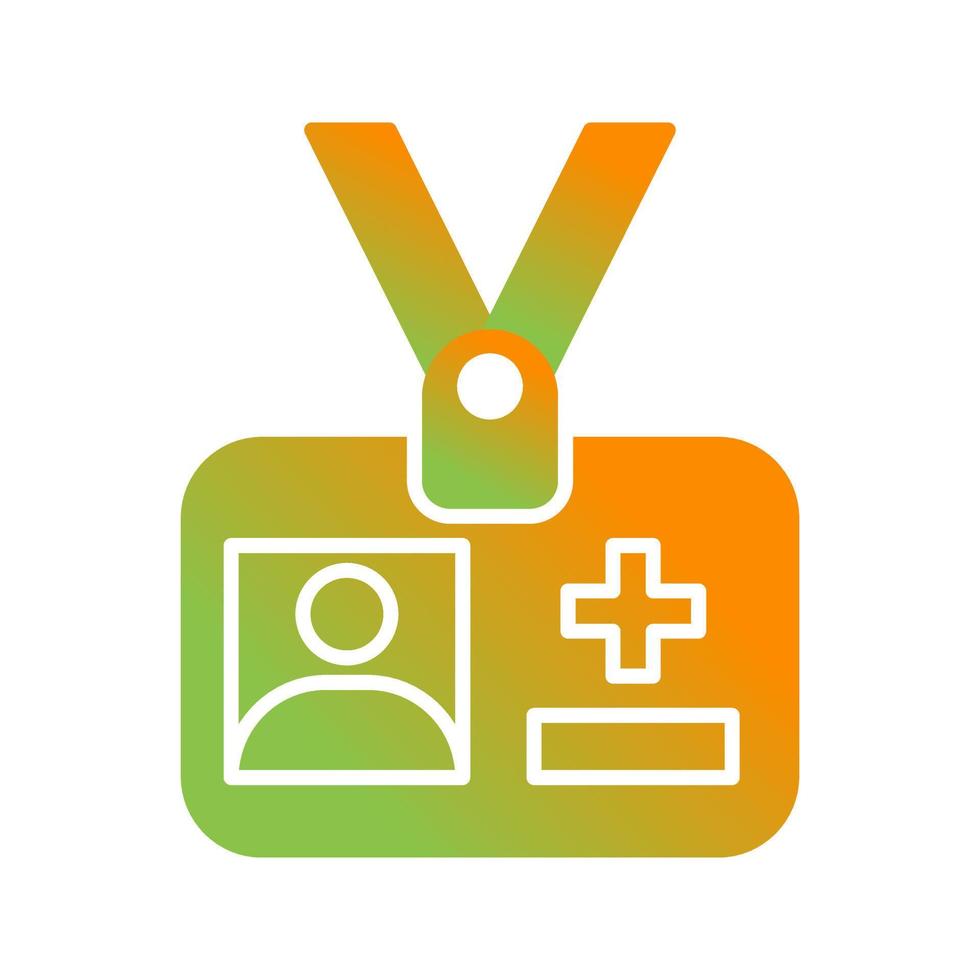 Medical Id Vector Icon