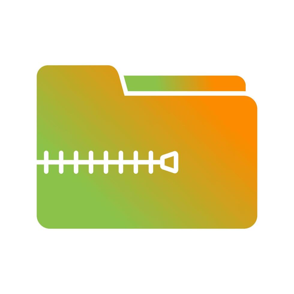 Zip File Vector Icon
