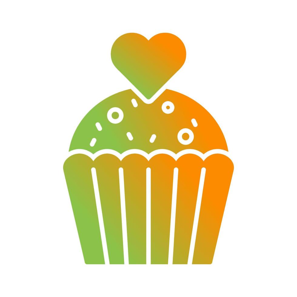 icono de vector de cupcake