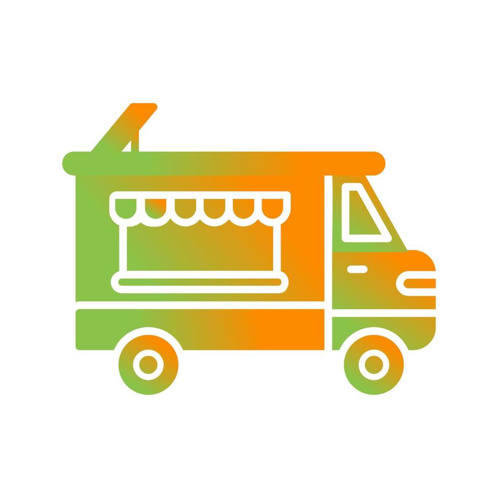 Bakery Truck Vector Icon