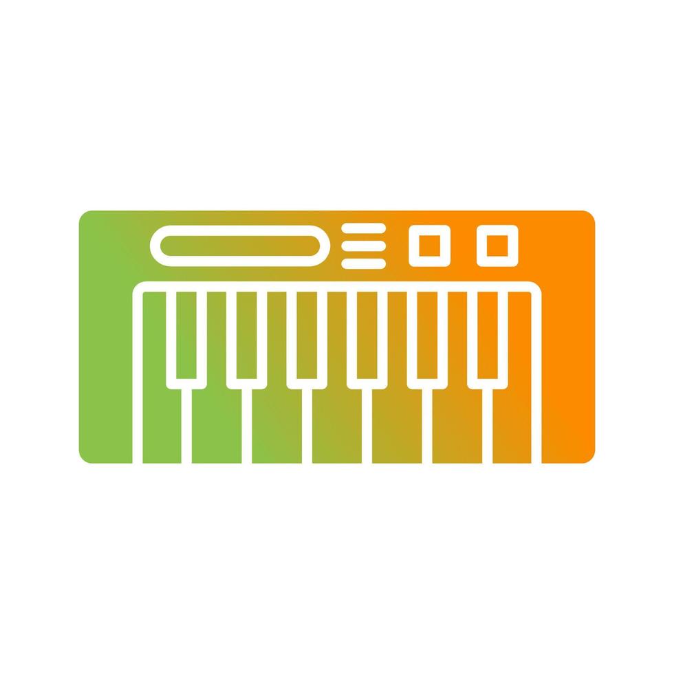 icono de vector de piano