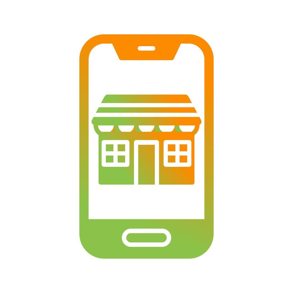 Mobile Store Vector Icon