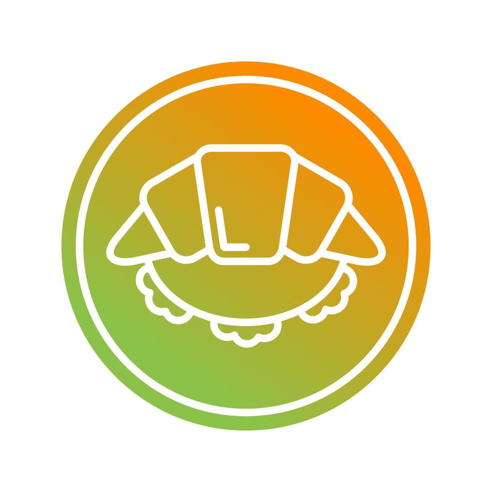 Croissant Vector Icon