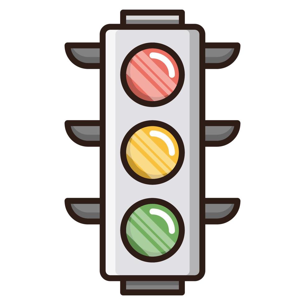 traffic light  icon, suitable for a wide range of digital creative projects. Happy creating. vector