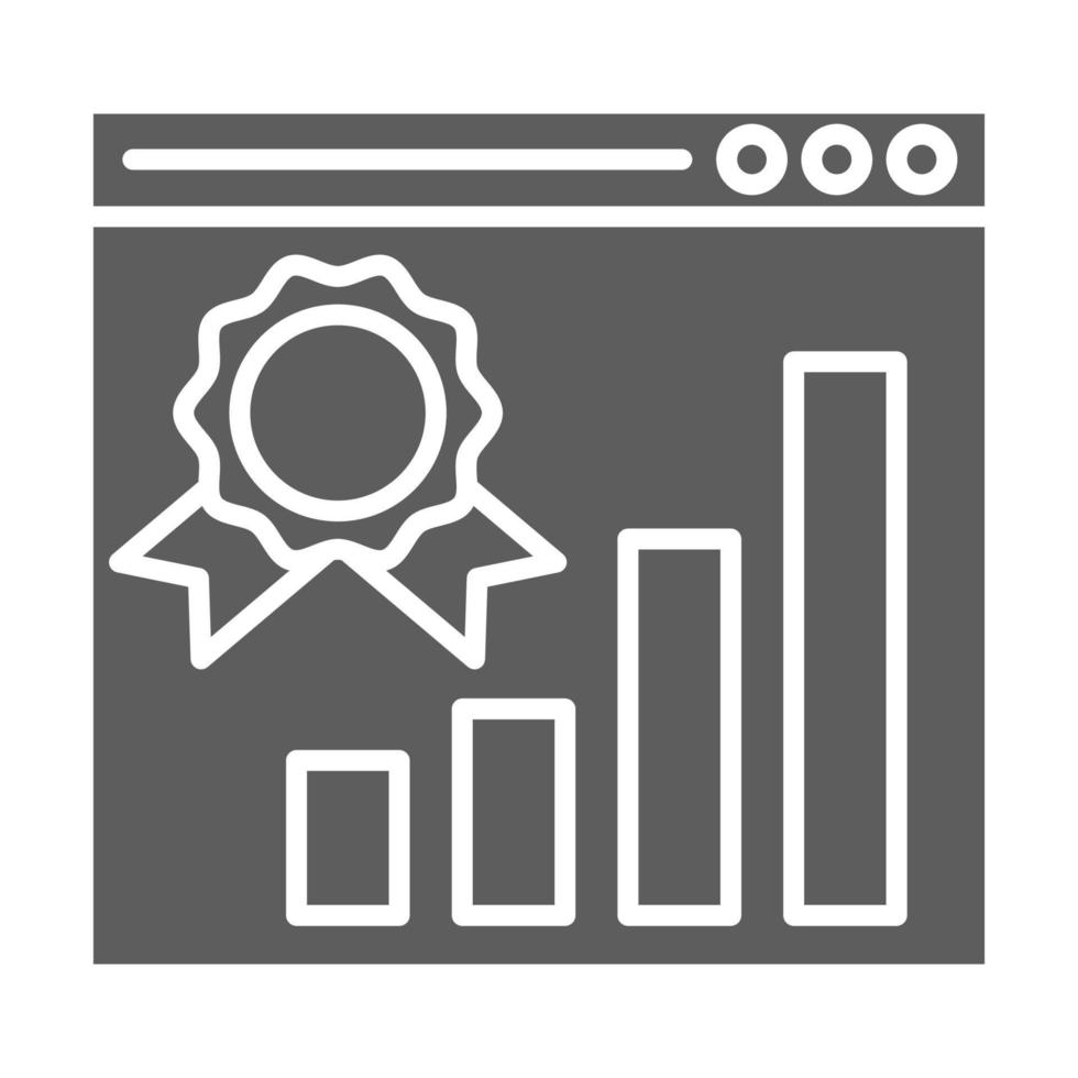 website ranking icon, suitable for a wide range of digital creative projects. Happy creating. vector