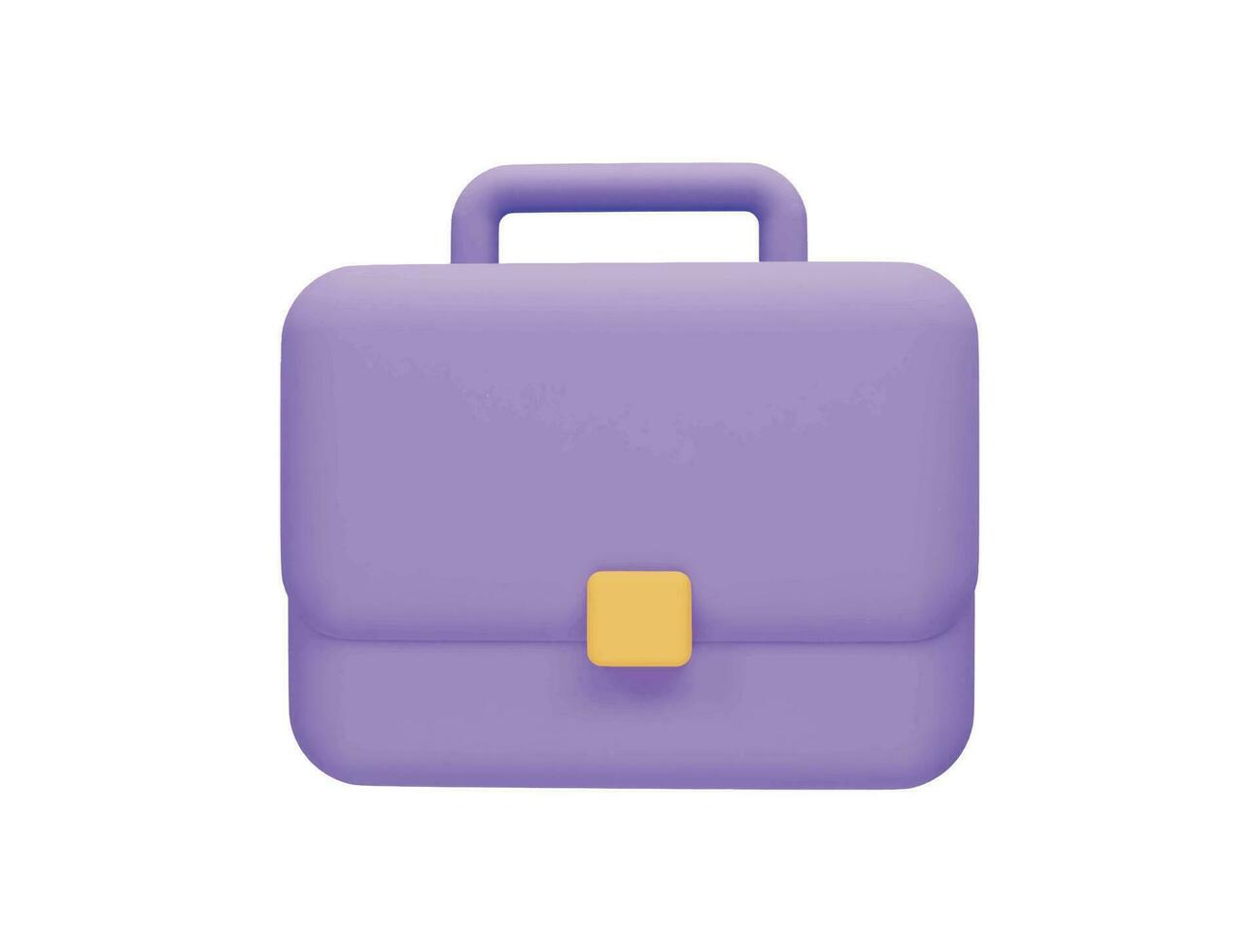 businessman briefcase with 3d vector icon cartoon minimal style