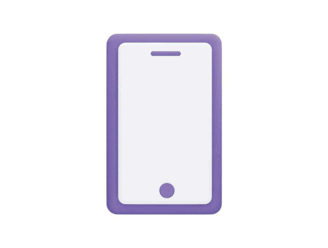 smartphone with 3d vector icon cartoon minimal style