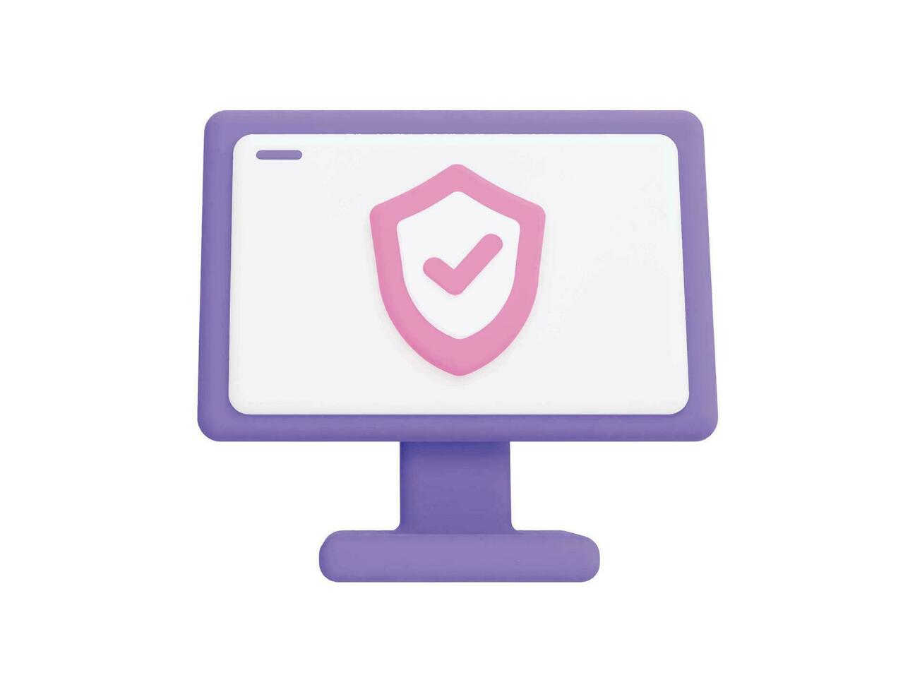 shield security safety and protection with 3d vector icon cartoon minimal style