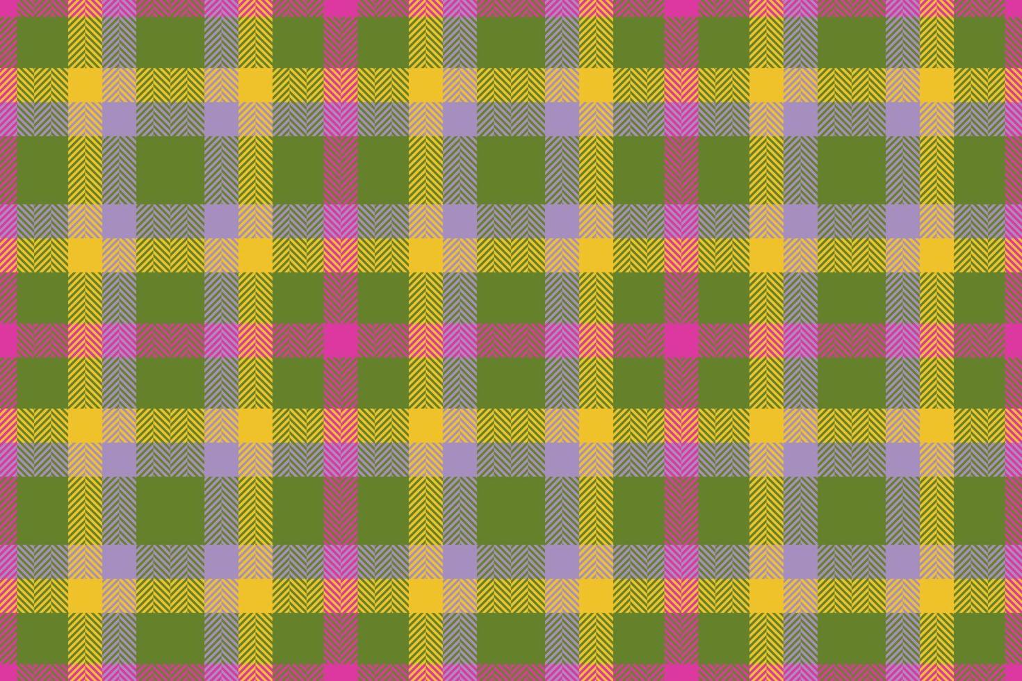 Fabric seamless pattern. Vector tartan check. Background plaid textile texture.