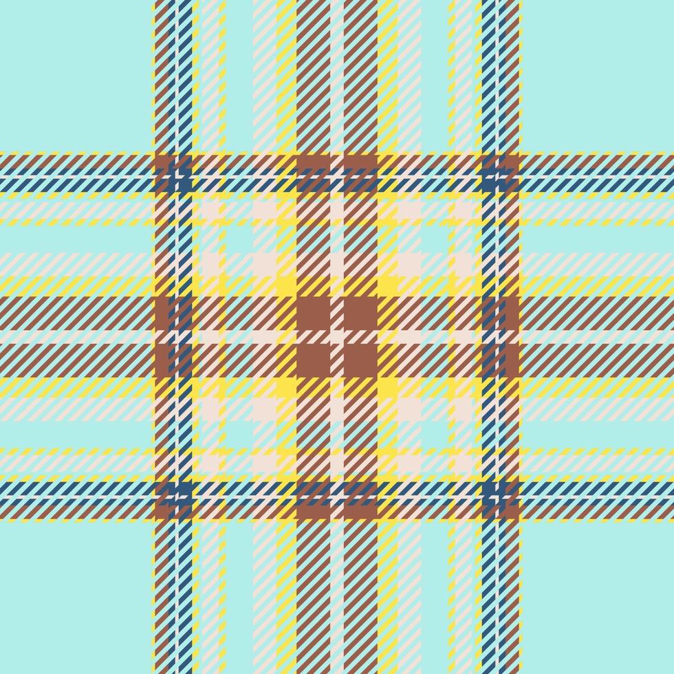 Plaid check pattern. Seamless fabric texture. Tartan textile print. vector