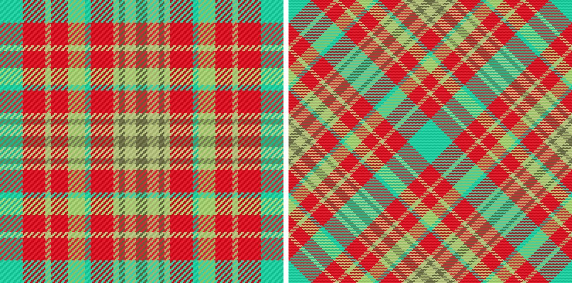 Fabric background seamless. Check vector textile. Plaid tartan texture pattern.
