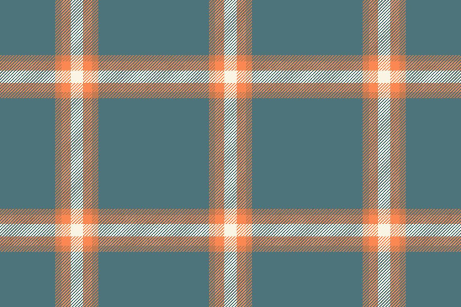 Plaid background, check seamless pattern in blue. Vector fabric texture for textile print, wrapping paper, gift card or wallpaper.