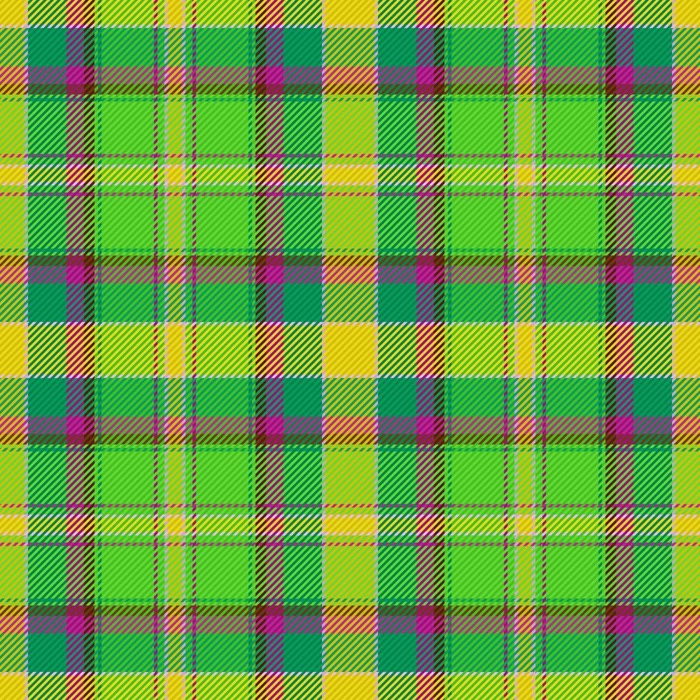 Seamless check tartan. Fabric texture plaid. Background pattern vector textile.