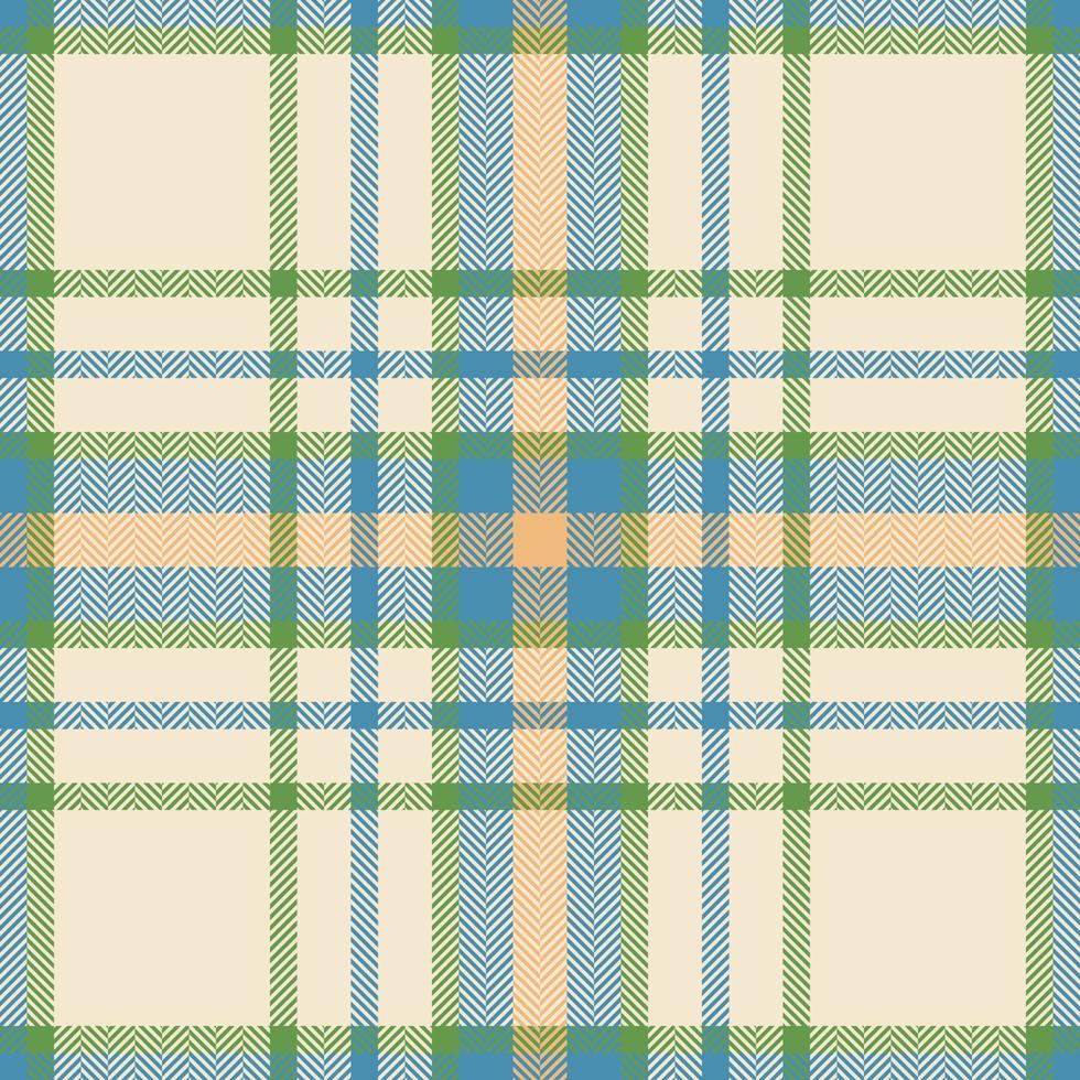 Plaid check pattern. Seamless fabric texture. Tartan textile print. vector
