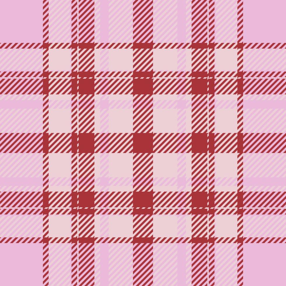 Plaid check pattern. Seamless fabric texture. Tartan textile print. vector