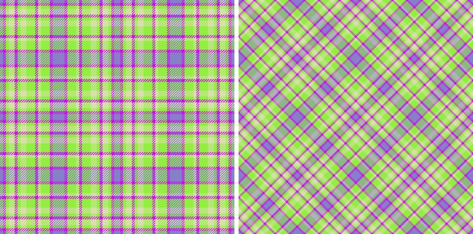 Plaid background fabric. Textile pattern tartan. Check texture vector seamless.