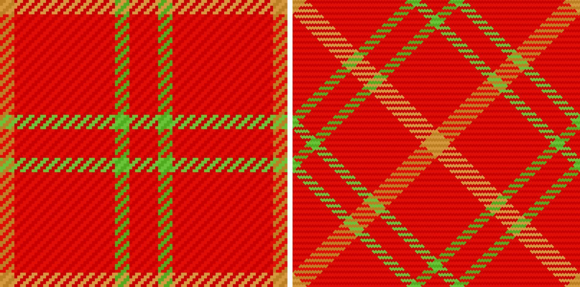 Pattern textile texture. Tartan check plaid. Seamless background fabric vector. vector