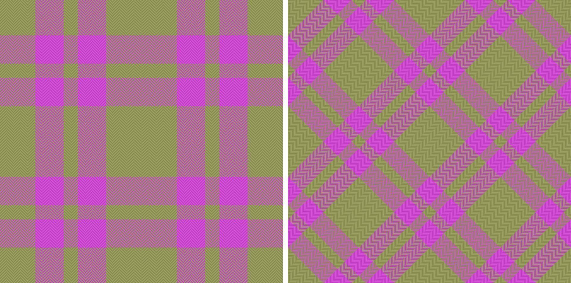 Seamless background plaid. Vector pattern fabric. Check texture tartan textile.