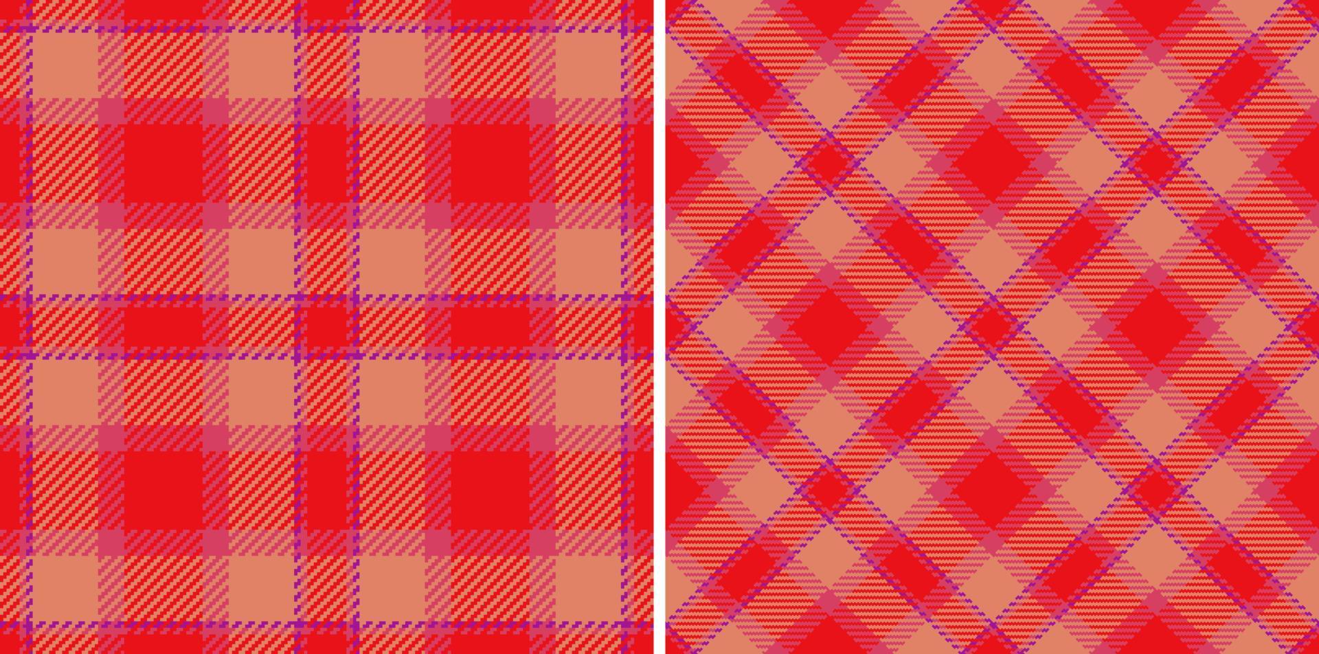 Fabric tartan textile. Texture vector check. Plaid seamless pattern background.