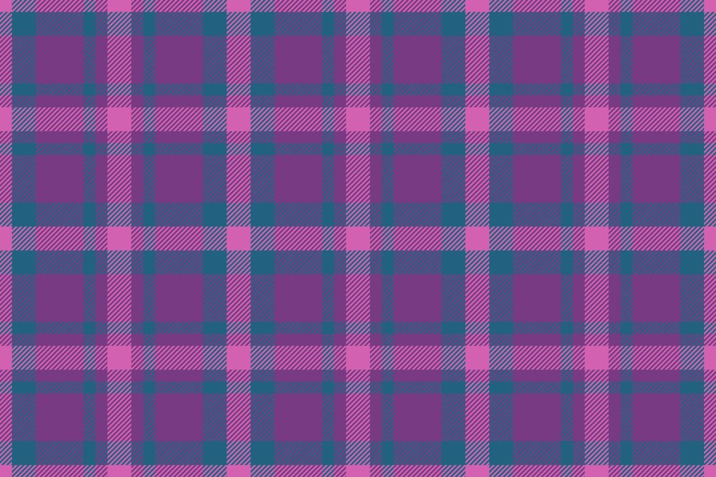 Fabric check texture. Textile tartan pattern. Vector plaid seamless background.