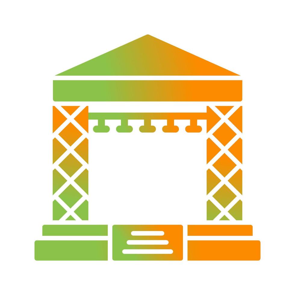 Stage Vector Icon