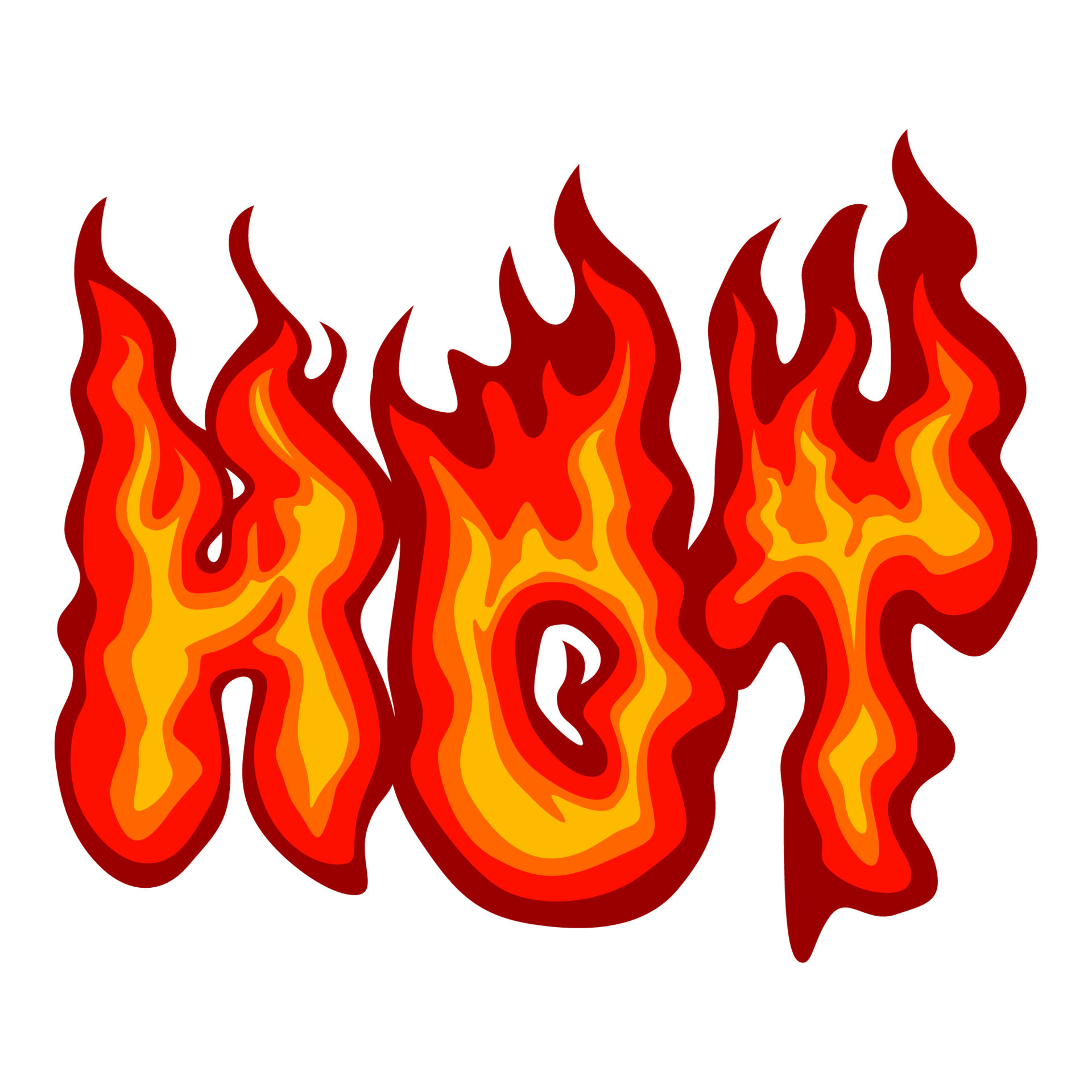 hot fire sticker 16645234 Vector Art at Vecteezy