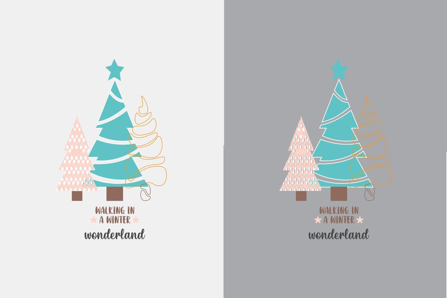 Boho Christmas Rainbow SVG vector