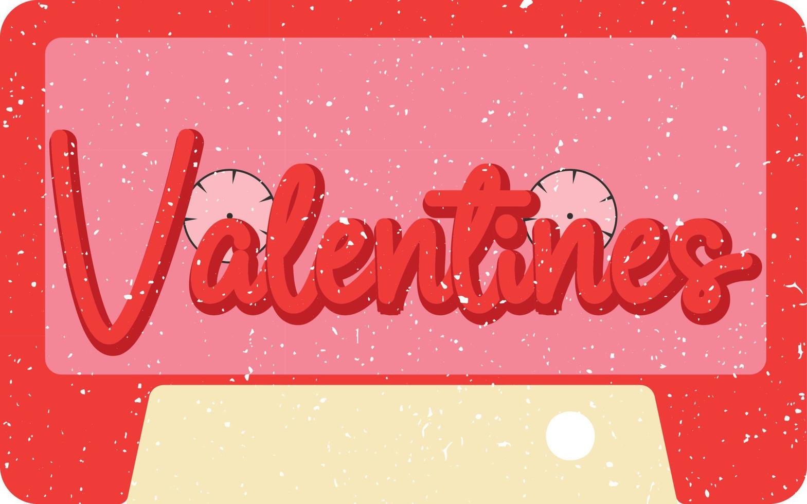 Valentines Day Sublimation Design vector