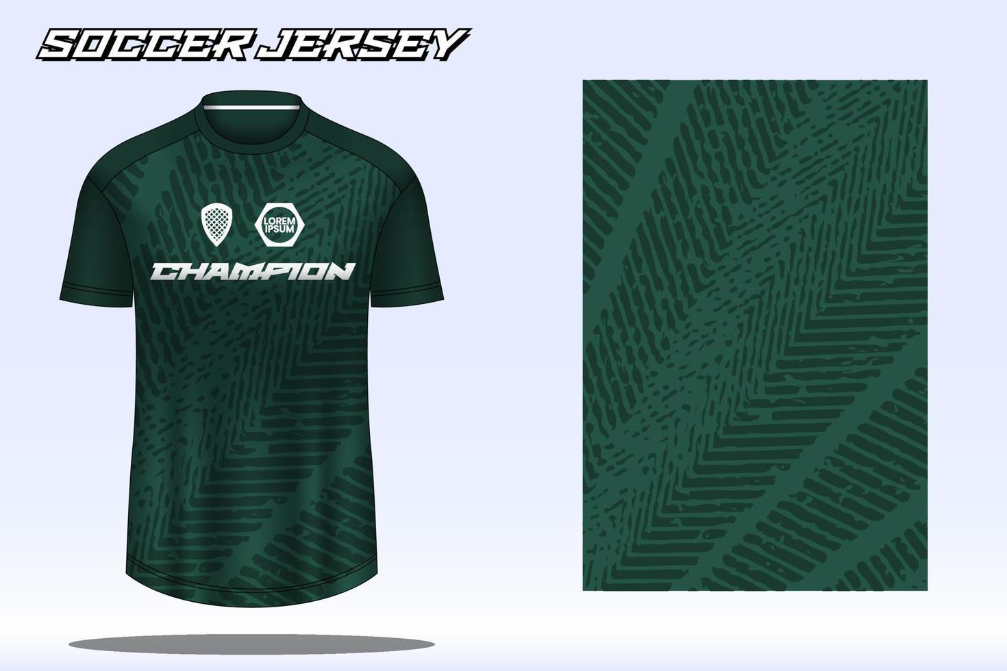 maqueta de diseño de camiseta deportiva de camiseta de fútbol para el club de fútbol 12 vector
