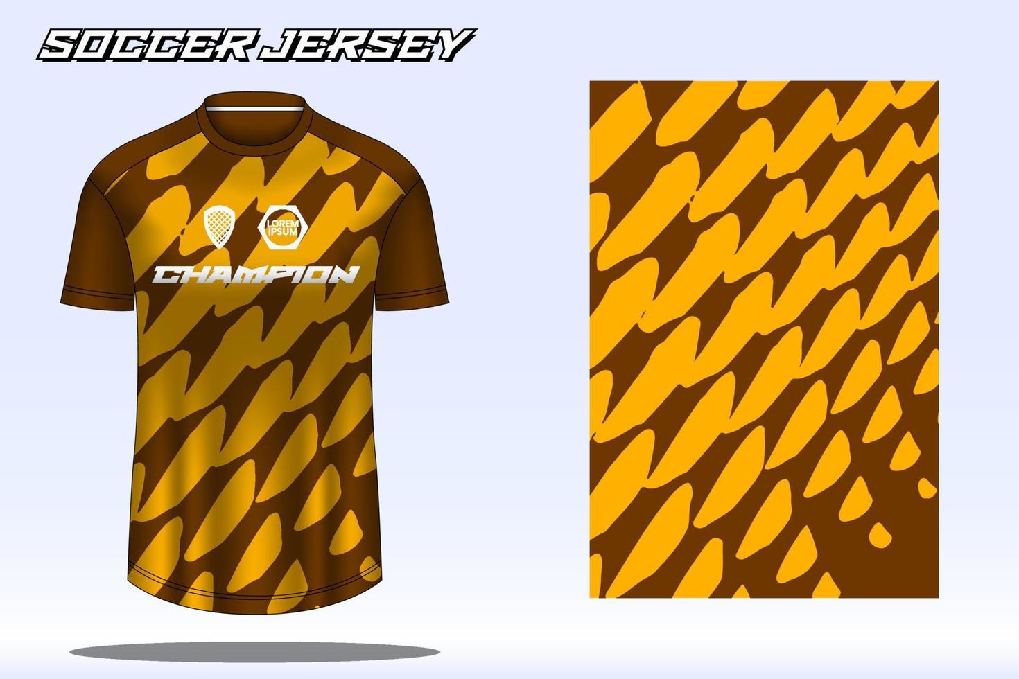 Soccer jersey sport t-shirt design mockup for football club 09 vector